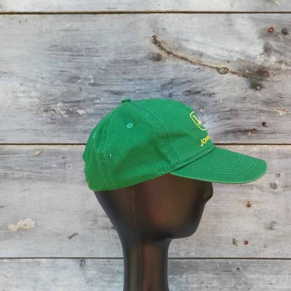 John Deere Hat Cap Snapback Green Youth Kids Farm Tractor Green‎ Yellow San Sun